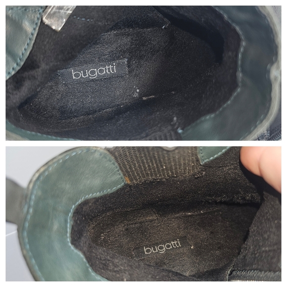 Bugatti Women's Green V3737-1 460 Biker Ankle Side Zip Boots Size EUR 36 US 6 - Picture 16 of 16